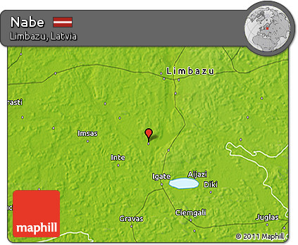 Physical 3D Map of Nabe