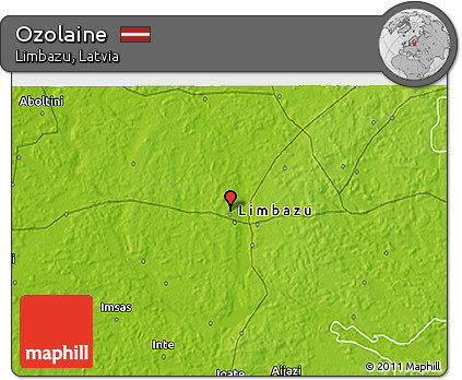 Physical 3D Map of Ozolaine