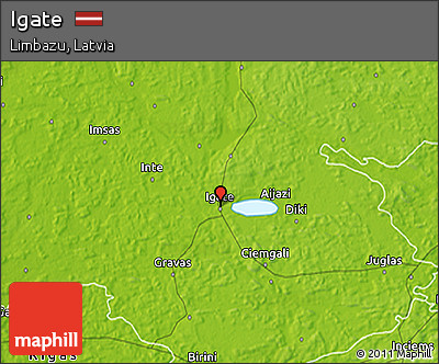Physical 3D Map of Igate