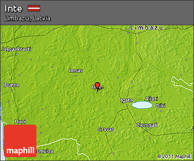 Physical 3D Map of Inte