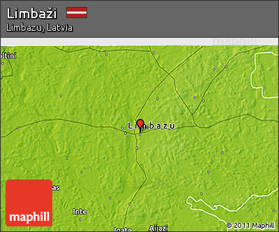 Physical 3D Map of Limbaži