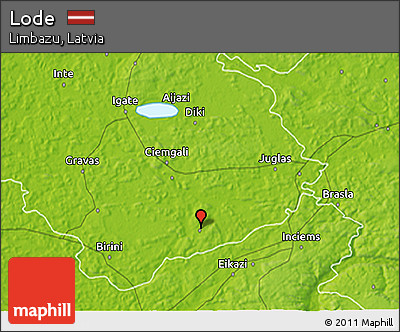 Physical 3D Map of Lode