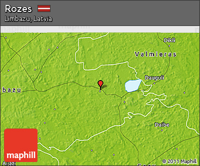 Physical 3D Map of Rozes