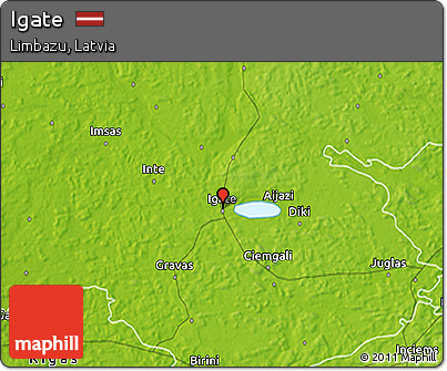 Physical 3D Map of Igate