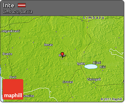 Physical 3D Map of Inte