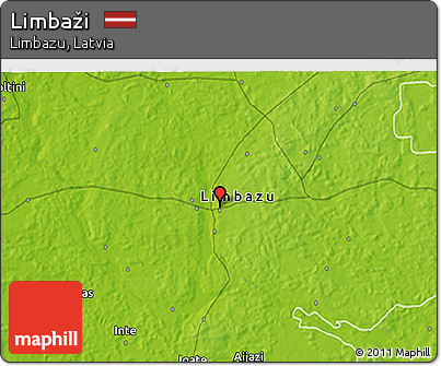 Physical 3D Map of Limbaži