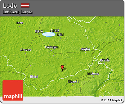 Physical 3D Map of Lode
