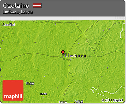 Physical 3D Map of Ozolaine
