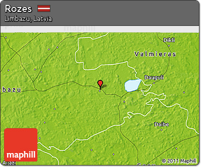 Physical 3D Map of Rozes
