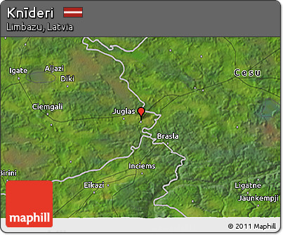Satellite 3D Map of Knīderi
