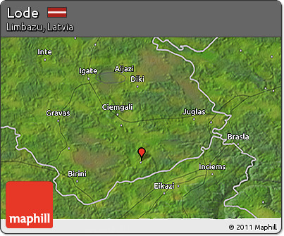 Satellite 3D Map of Lode