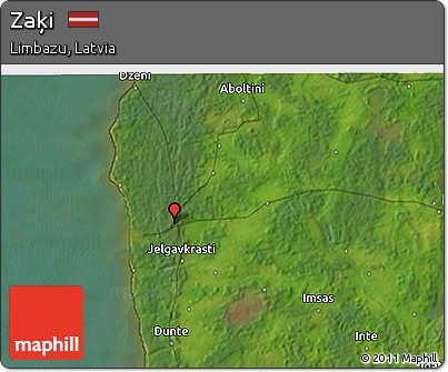 Satellite 3D Map of Zaķi