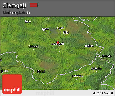 Satellite 3D Map of Ciemgaļi