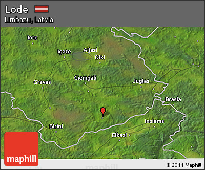 Satellite 3D Map of Lode