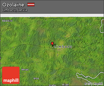 Satellite 3D Map of Ozolaine