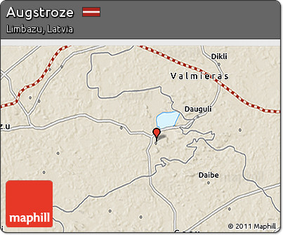 Shaded Relief 3D Map of Augstroze