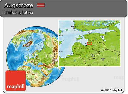 Physical Location Map of Augstroze
