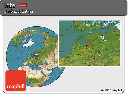 Satellite Location Map of Inte