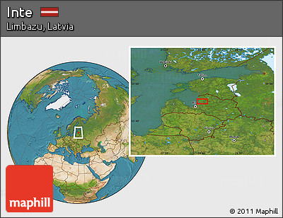 Satellite Location Map of Inte