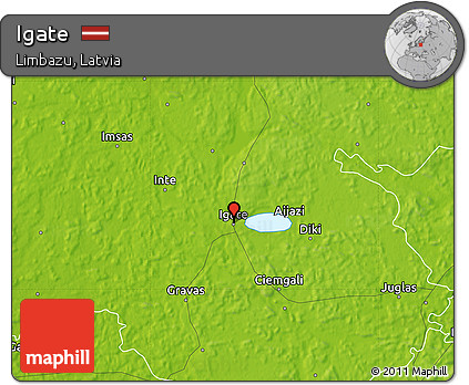 Physical Map of Igate