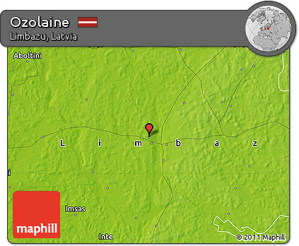 Physical Map of Ozolaine
