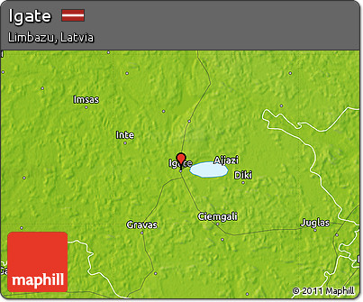 Physical Map of Igate