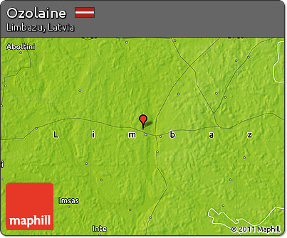 Physical Map of Ozolaine
