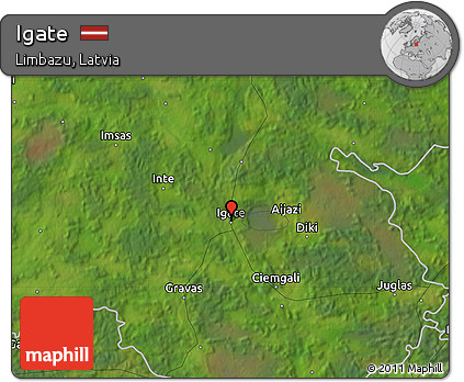 Satellite Map of Igate