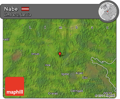 Satellite Map of Nabe