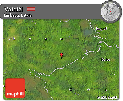 Satellite Map of Vainiži