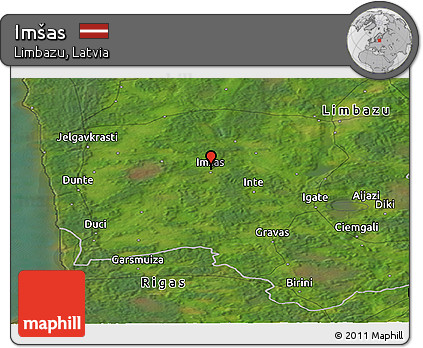 Satellite Panoramic Map of Imšas