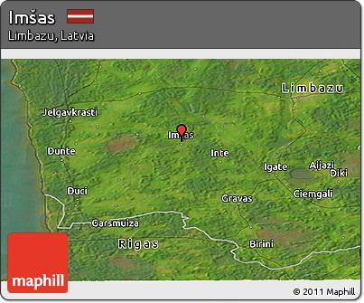 Satellite Panoramic Map of Imšas