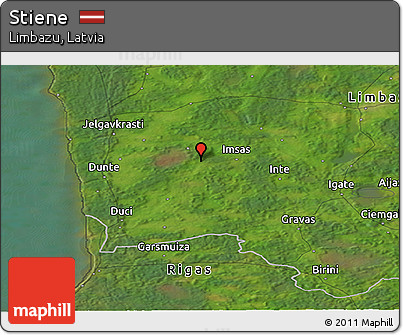 Satellite Panoramic Map of Stiene