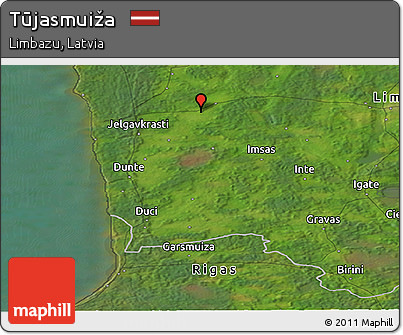 Satellite Panoramic Map of Tūjasmuiža
