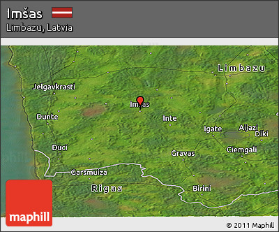 Satellite Panoramic Map of Imšas