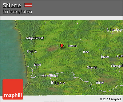 Satellite Panoramic Map of Stiene