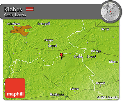 Physical 3D Map of Klabes