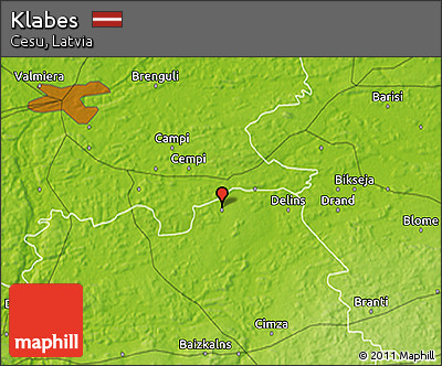 Physical 3D Map of Klabes