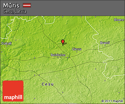 Physical 3D Map of Mūris