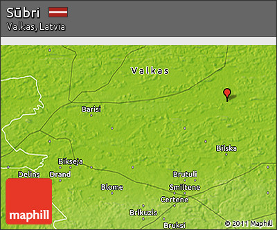 Physical 3D Map of Sūbri
