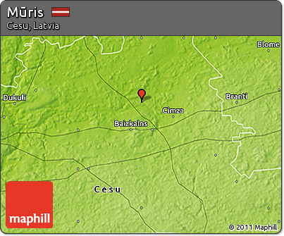 Physical 3D Map of Mūris