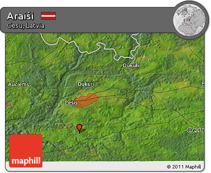 Satellite 3D Map of Araiši