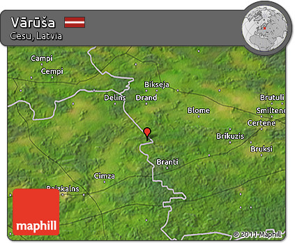 Satellite 3D Map of Vārūša