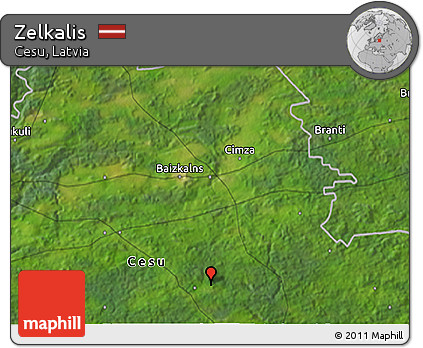 Satellite 3D Map of Zelkalis