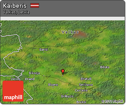 Satellite 3D Map of Kaiberis