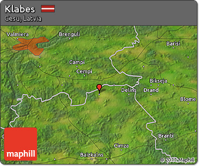 Satellite 3D Map of Klabes