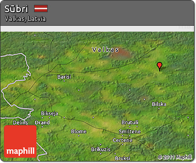 Satellite 3D Map of Sūbri