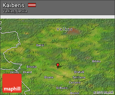 Satellite 3D Map of Kaiberis
