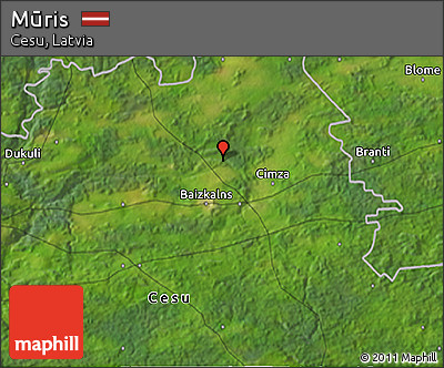 Satellite 3D Map of Mūris