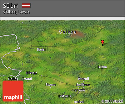 Satellite 3D Map of Sūbri